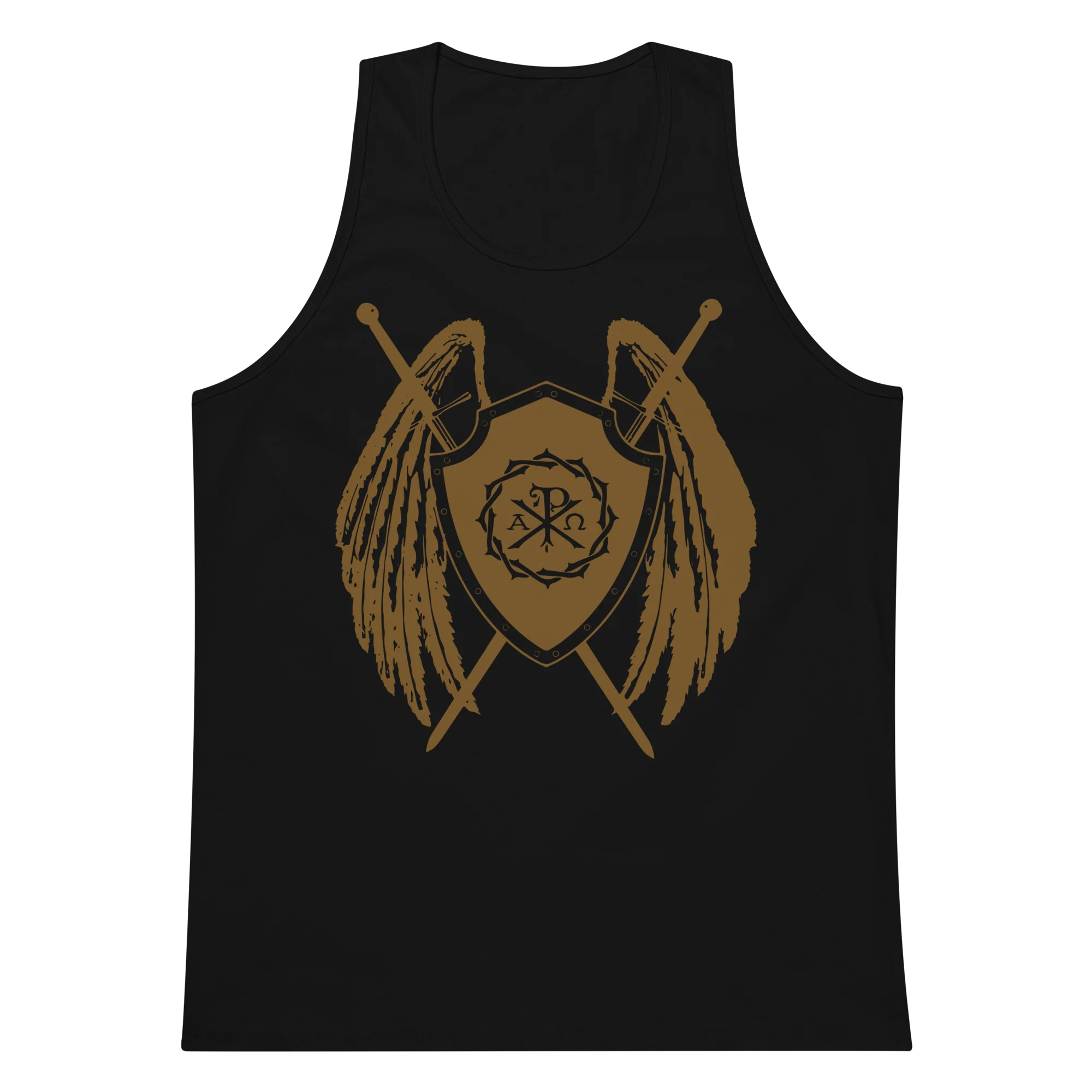 Sanctus Crest Men’s Premium Tank Top