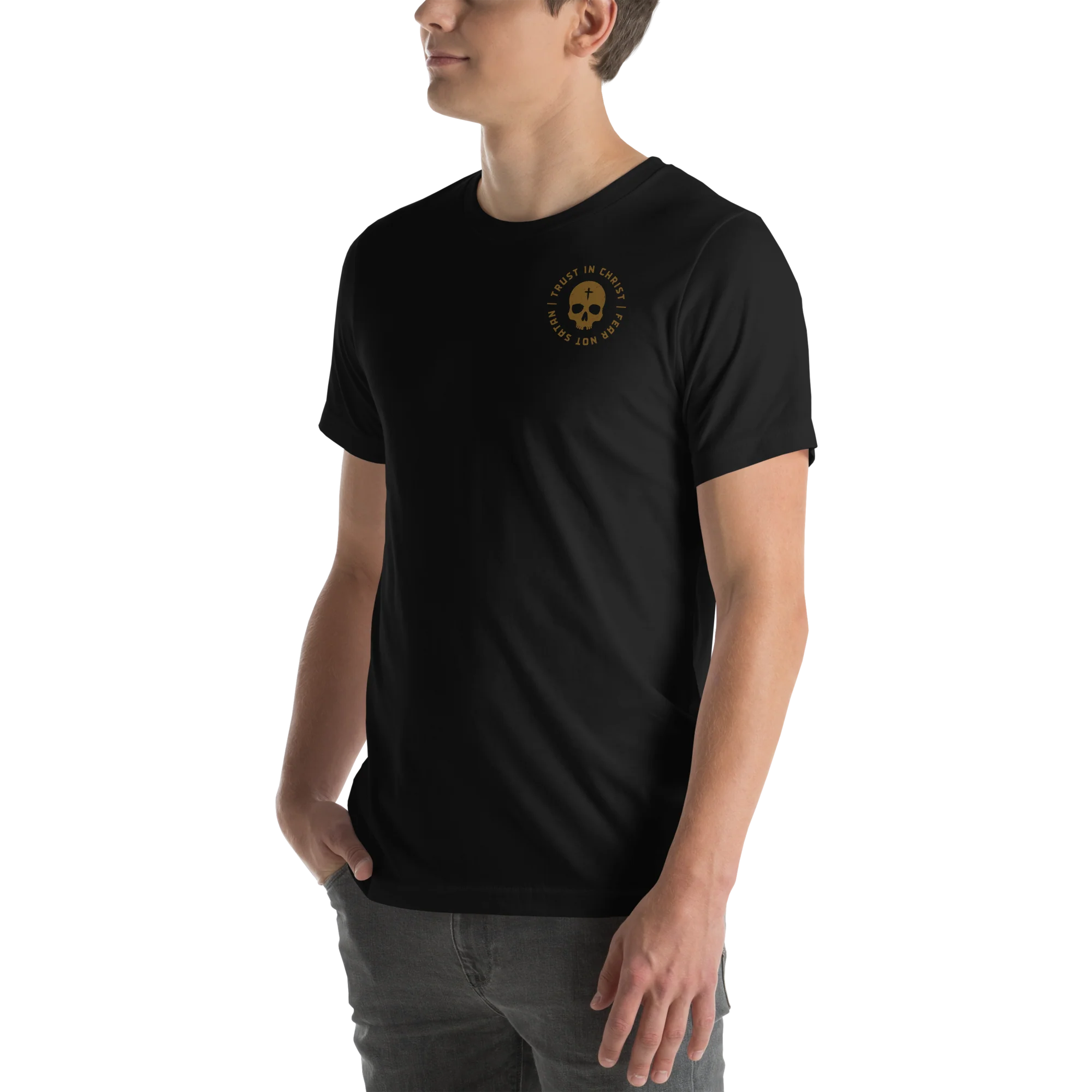 Trust in Christ Crew Neck Tee - Image 4