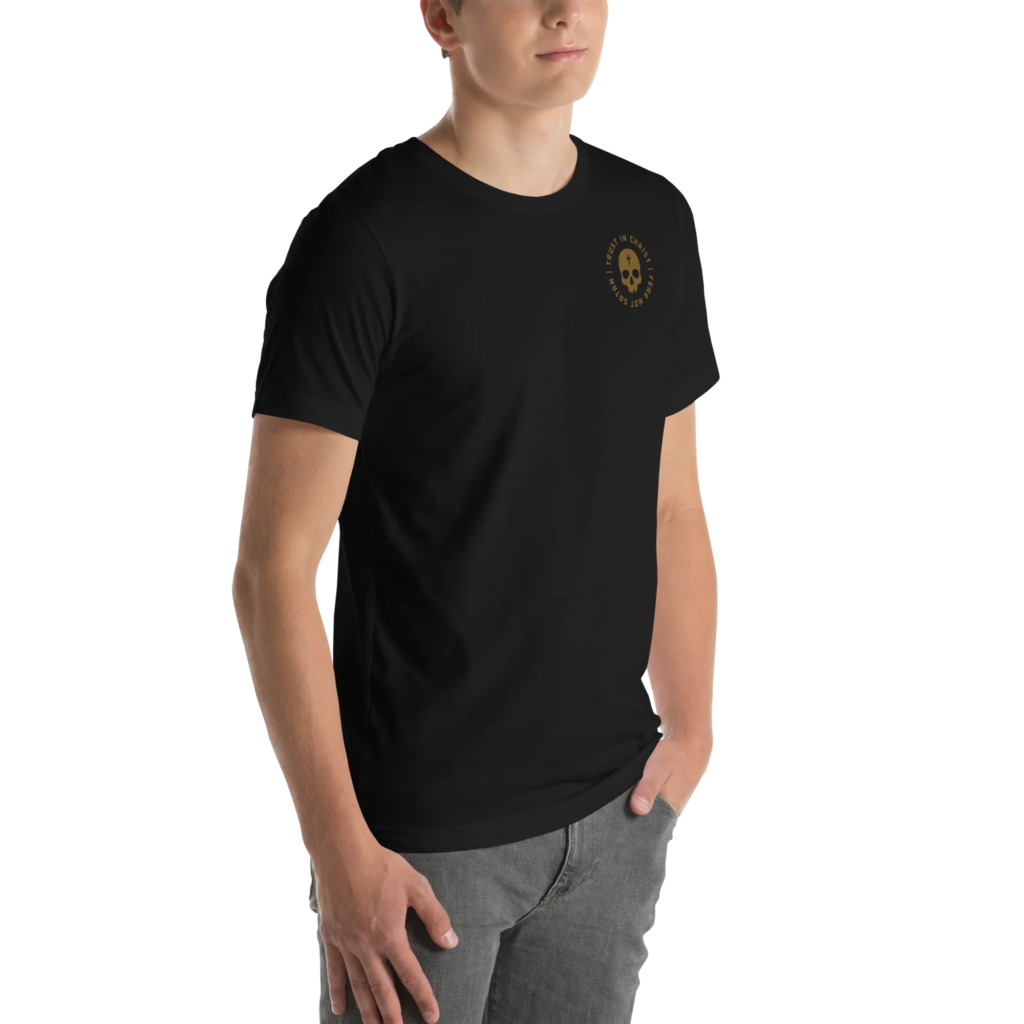 Trust in Christ Crew Neck Tee - Image 5