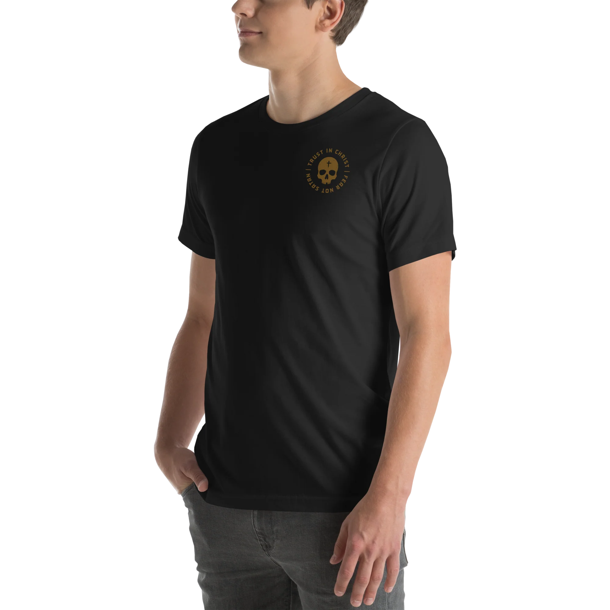 Trust in Christ Crew Neck Tee - Image 6