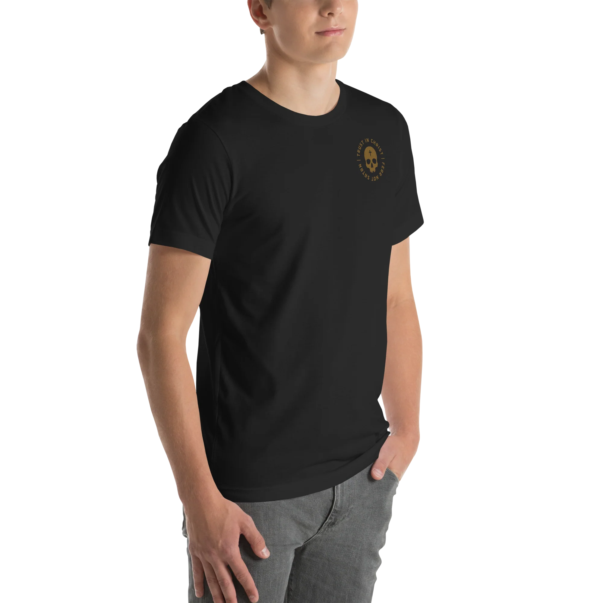 Trust in Christ Crew Neck Tee - Image 7